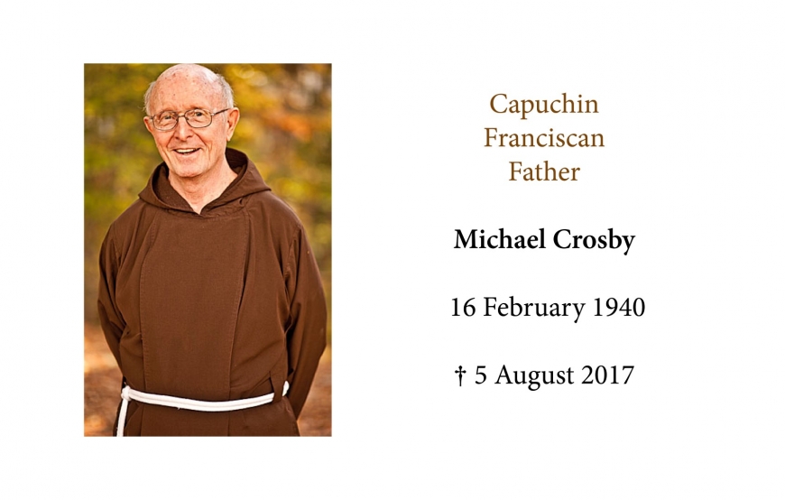 Michael Crosby OFMCap dies at 77