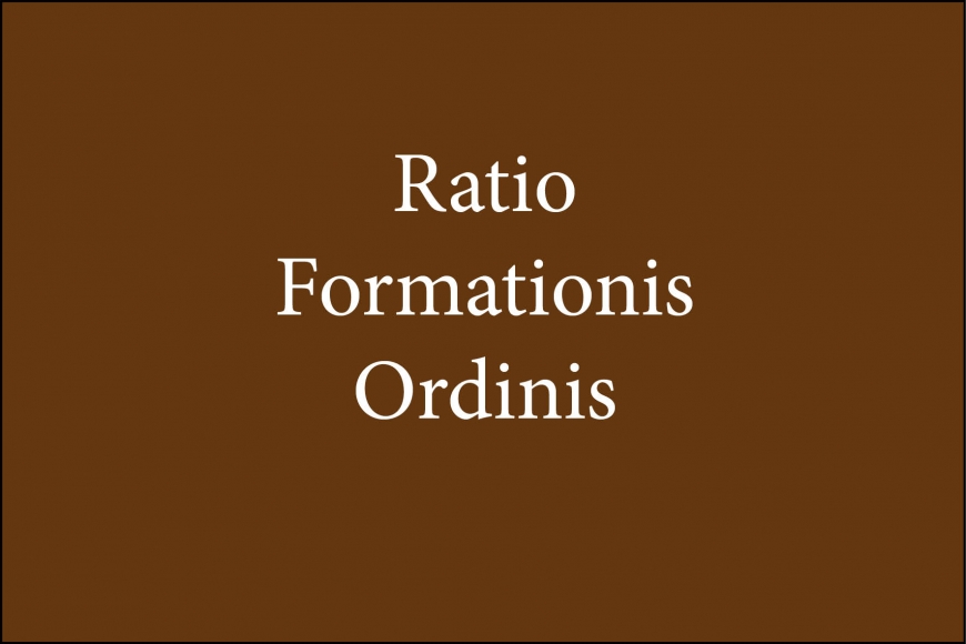 Ratio Formationis - Capítulo III