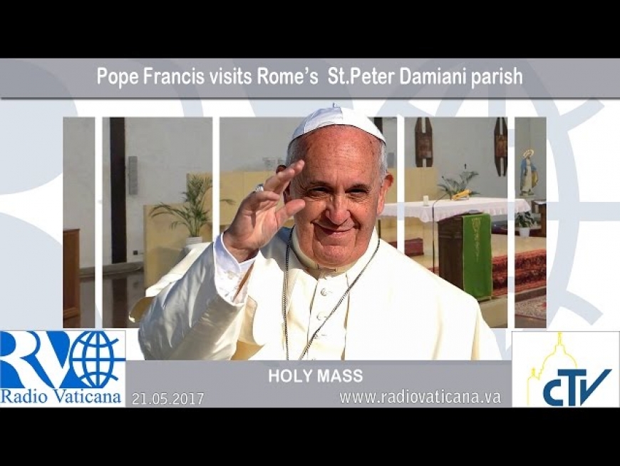 Pope Francis visits Rome’s St.Peter Damiani parish