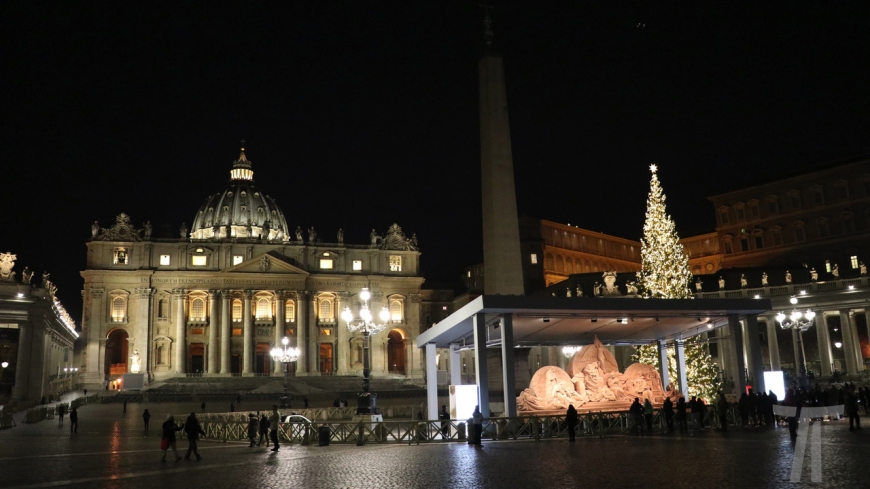 Watykan, Boże Narodzenie A.D. 2018, szopka