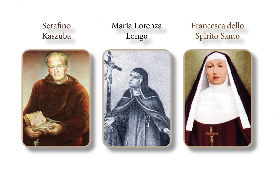 Three new venerables: Seraphim Kaszuba, Maria Lorenza Longo, and Frances of the Holy Spirit