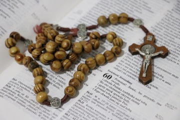 Pope Francis invites the faithful to pray the Rosary in October