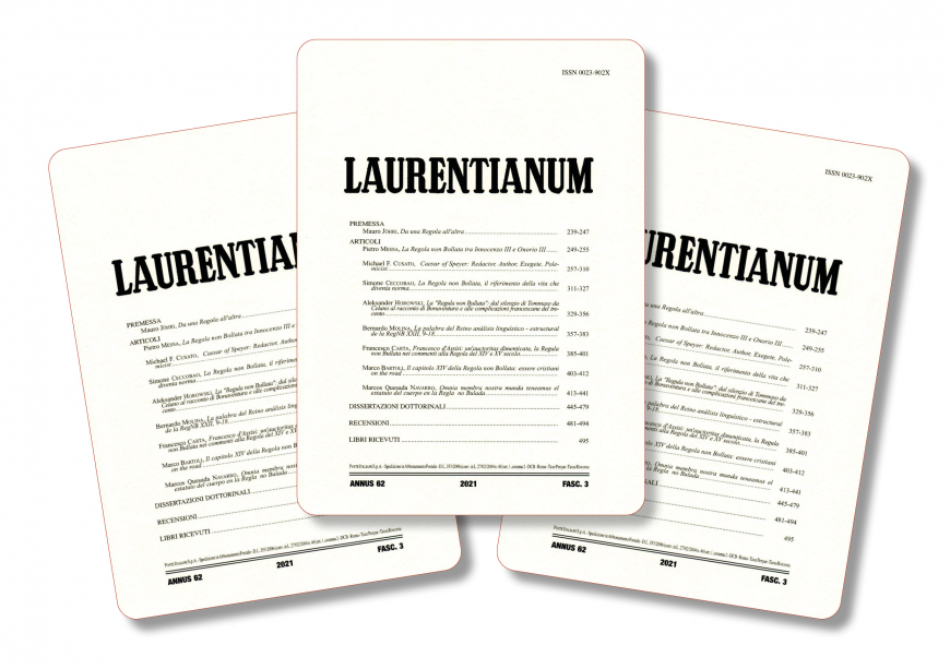 Laurentianum 2021 – special issue