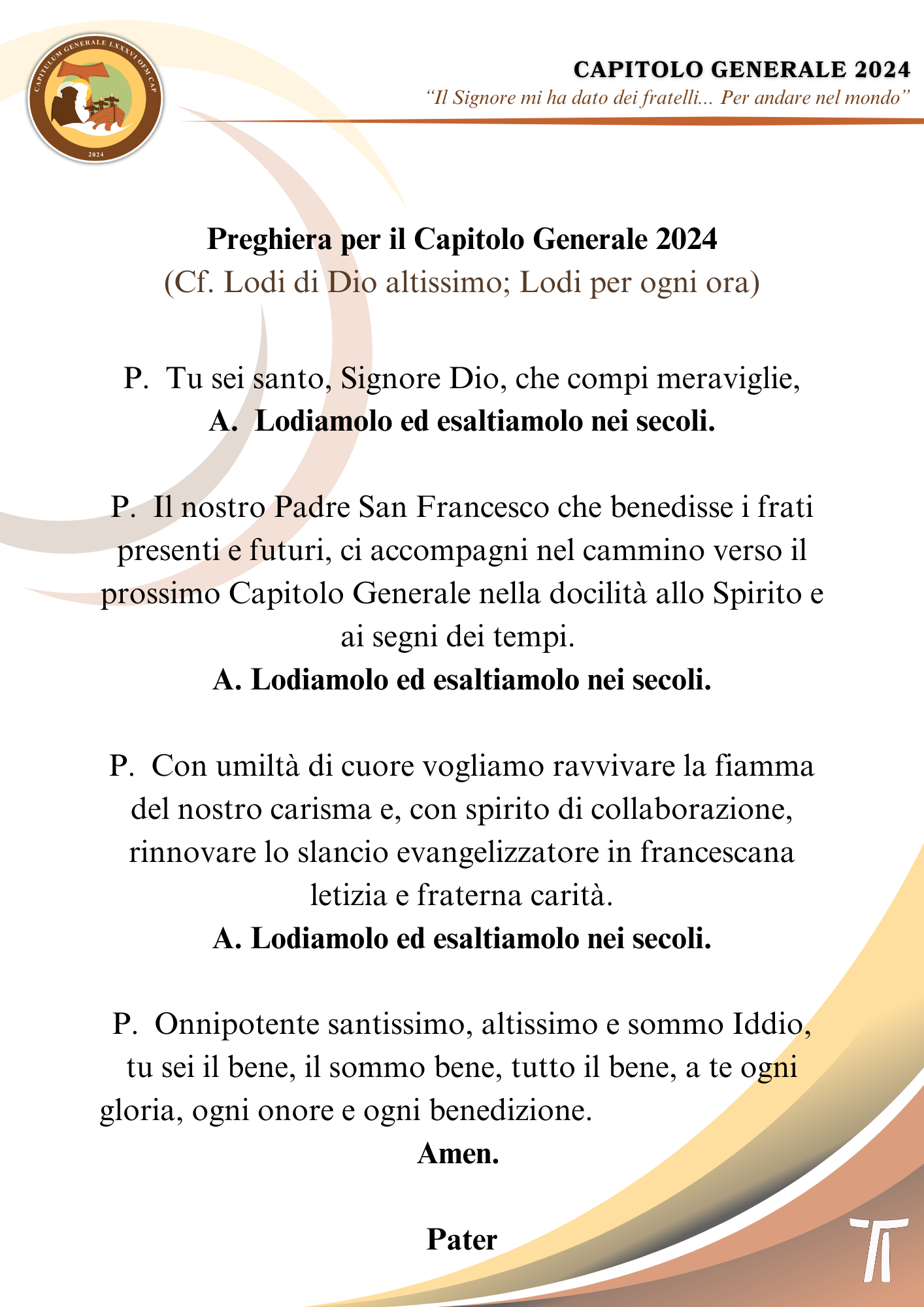 Preghiera Capitolo IT