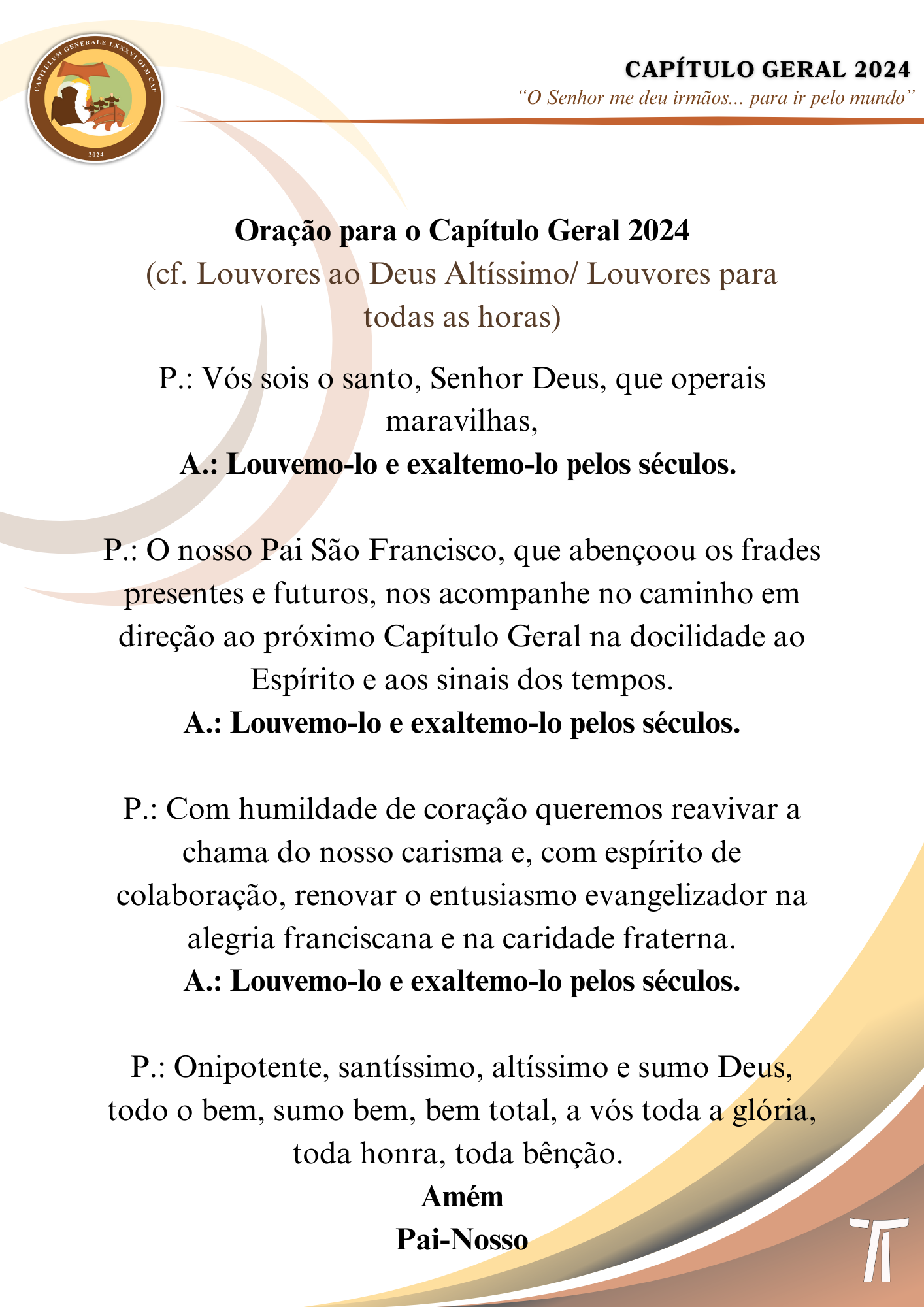 Preghiera Capitolo PT