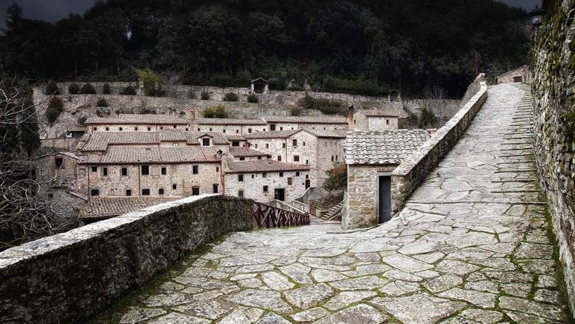 Eremitorio delle Celle di Cortona in Italia